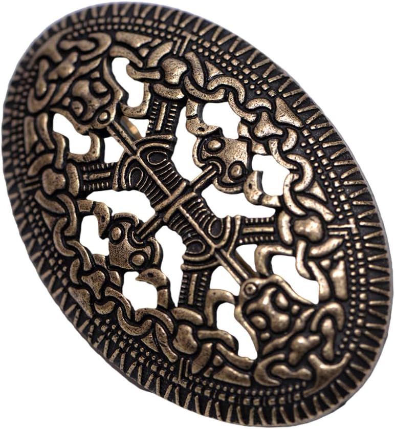 LANGHONG Norse Viking Brooch For Men Turtle Brooch Talisman Jewelry, Gift For Men - Image 3
